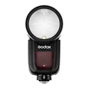 Flash Godox V1-N para Nikon con batería VB26 y cargador