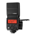 Flash Ving 350N Godox para Nikon con batería VB20 y cargador