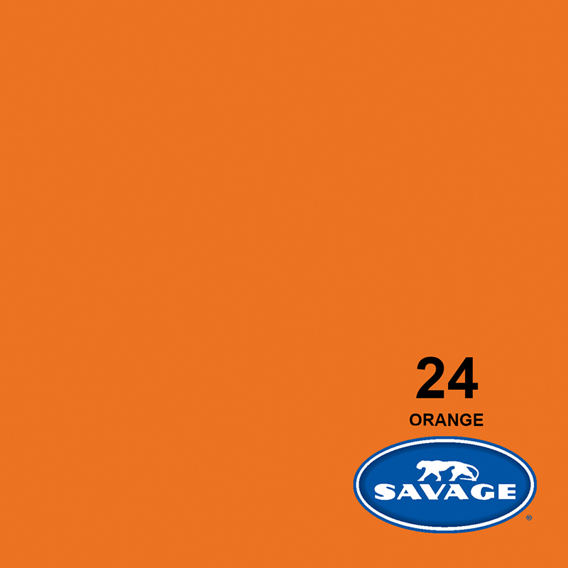 Ciclorama de Papel SAVAGE 2.18x11mts. #24 ORANGE